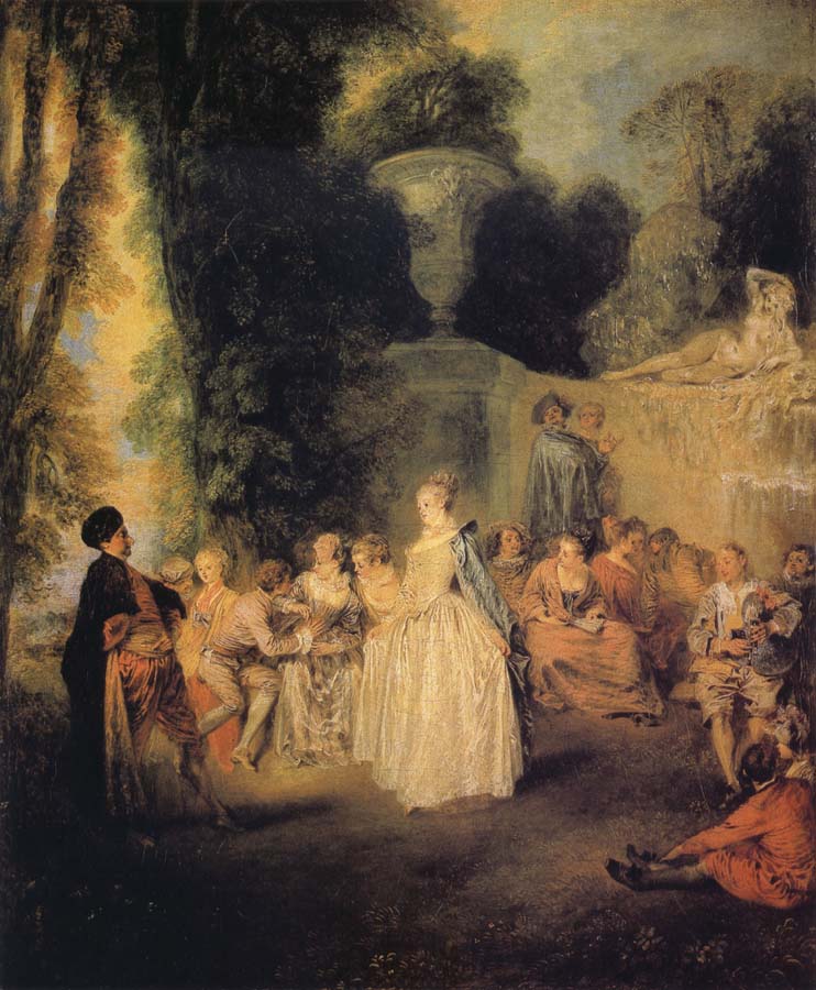 Jean-Antoine Watteau Fetes Venetiennes